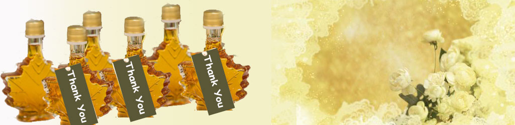 wedding maple syrup favors ma